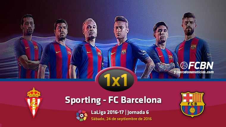 El FC Barcelona completó un gran partido contra el Sporting