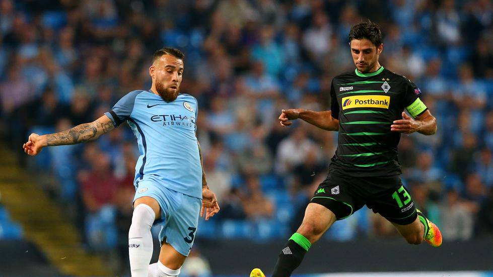 Lars Stindl during the Manchester City-Borussia Mönchengladbach of the first day