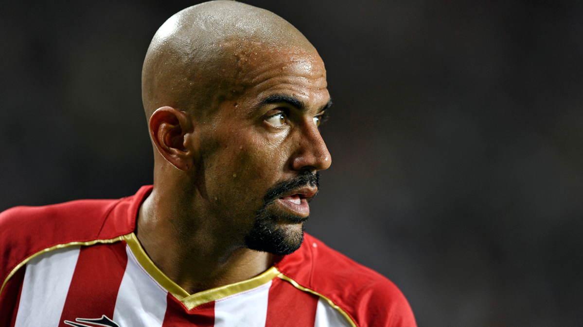 Juan Sebastián Verón, durante un partido con Estudiantes de La Plata