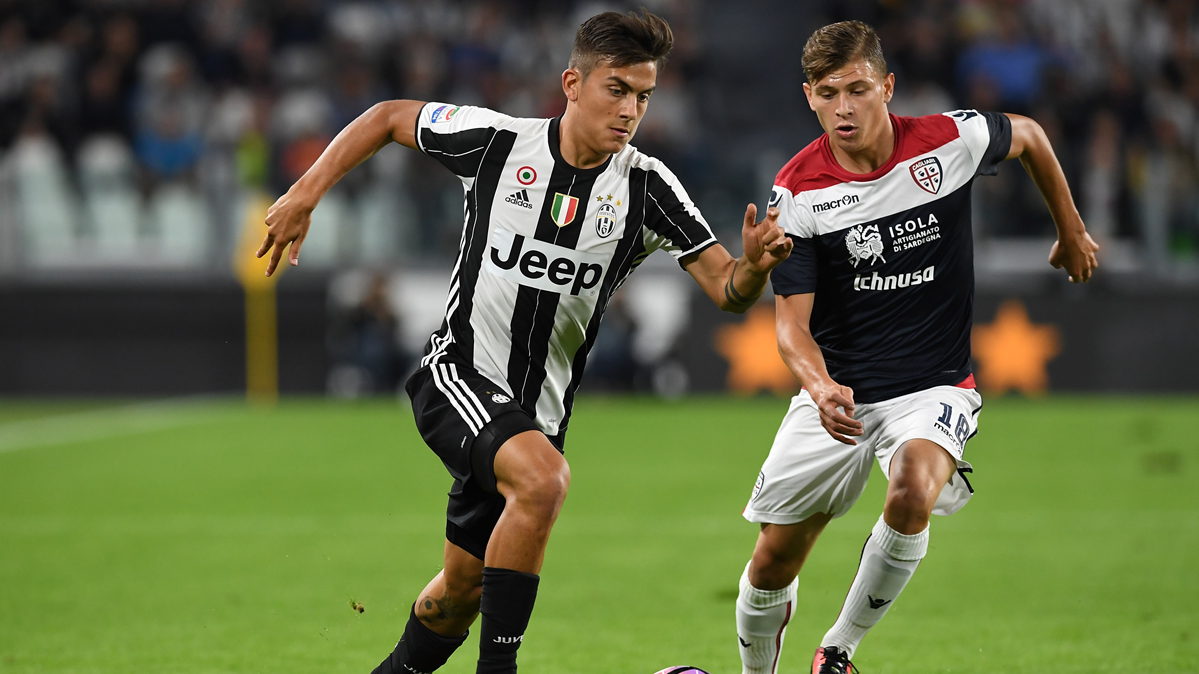 Paulo Dybala, durante un partido contra el Cagliari