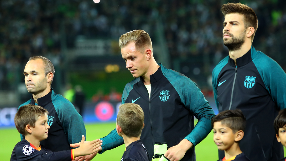 Ter Stegen, before the party of the Wednesday against the Borussia M'Gladbach