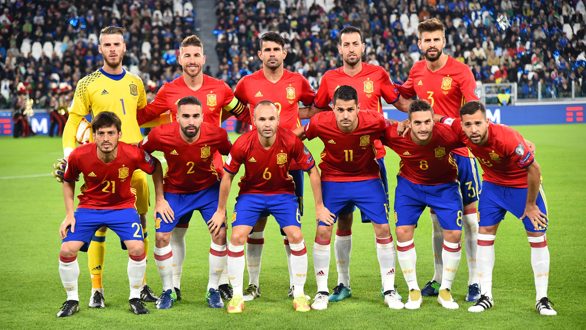 Gerard Piqué, en la alineación de España contra Albania