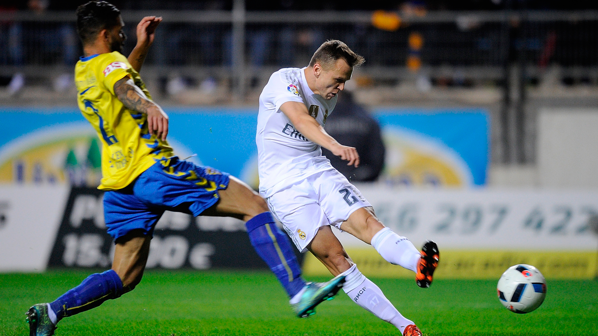 Denis Cheryshev, during the fateful party of Glass of the King against the Cádiz
