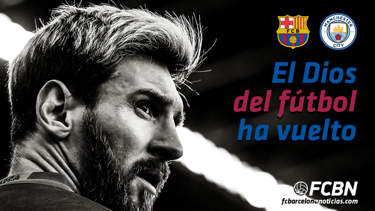 Leo Messi viene de marcar un gol contra el Deportivo en el Camp Nou