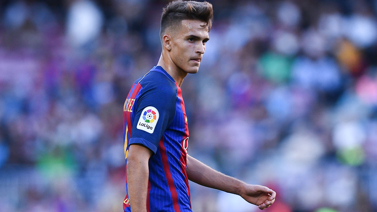 Denis Suárez, during the last party of the Barça in League