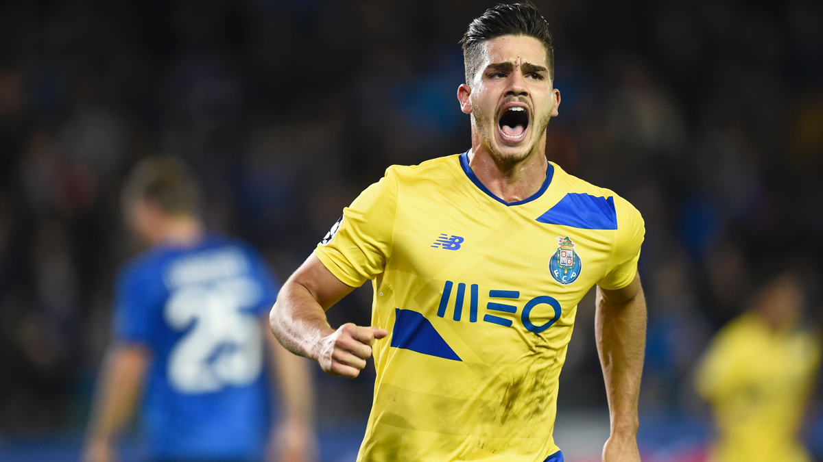 André Silva, after marking a goal with the Port wine
