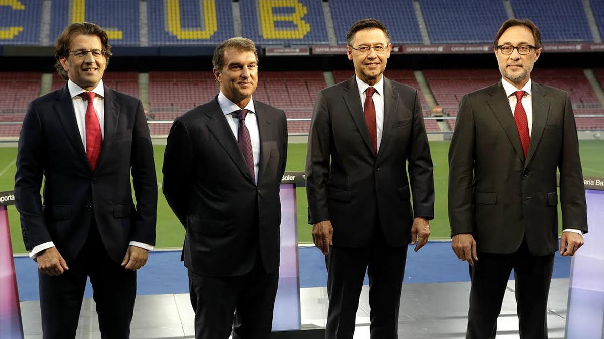 Freixa, Laporta, Bartomeu and Benedito, candidates to the elections of the FC Barcelona in 2015