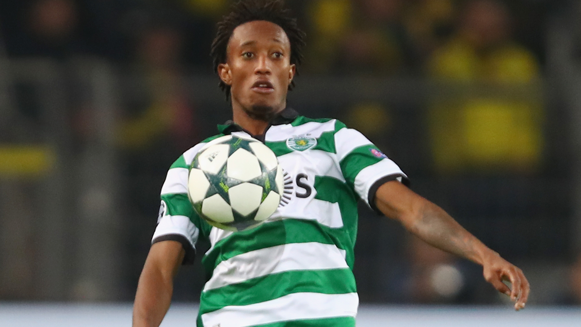 Gelson Martins, during a party with the Sporting of Lisbon