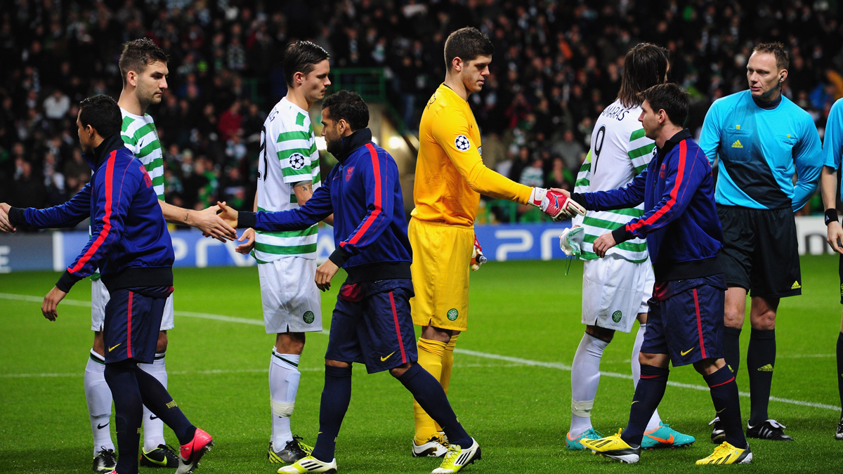 Imagen de archivo del Celtic-Barça del 7 de noviembre de 2012