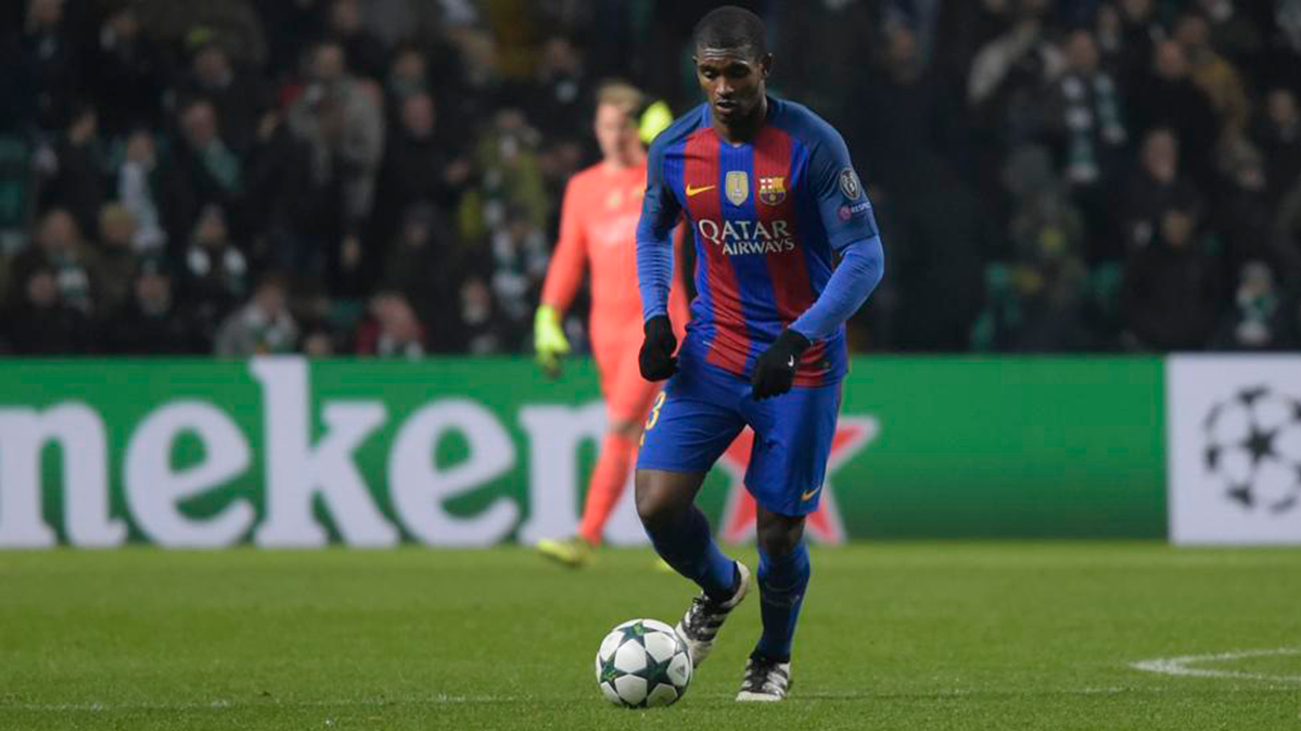 Marlon Santos debuted officially with the Barça in front of the Celtic