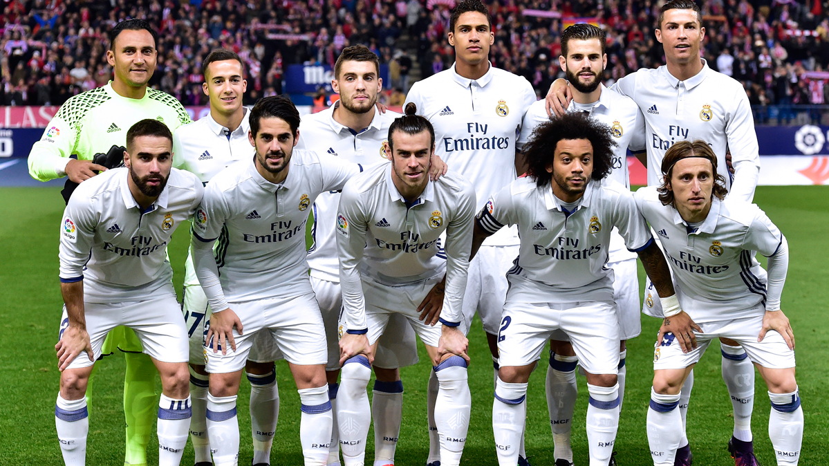 Alineación del Real Madrid en el último partido de Champions