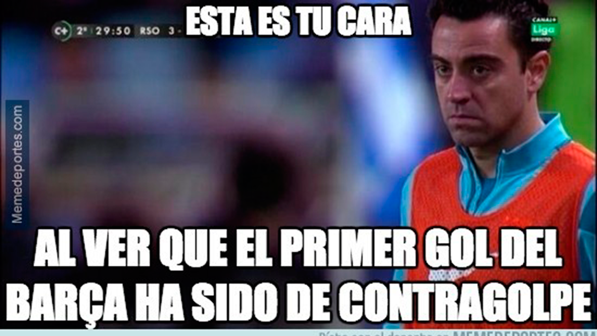 This is the best meme of the Real Sociedad-FC Barcelona