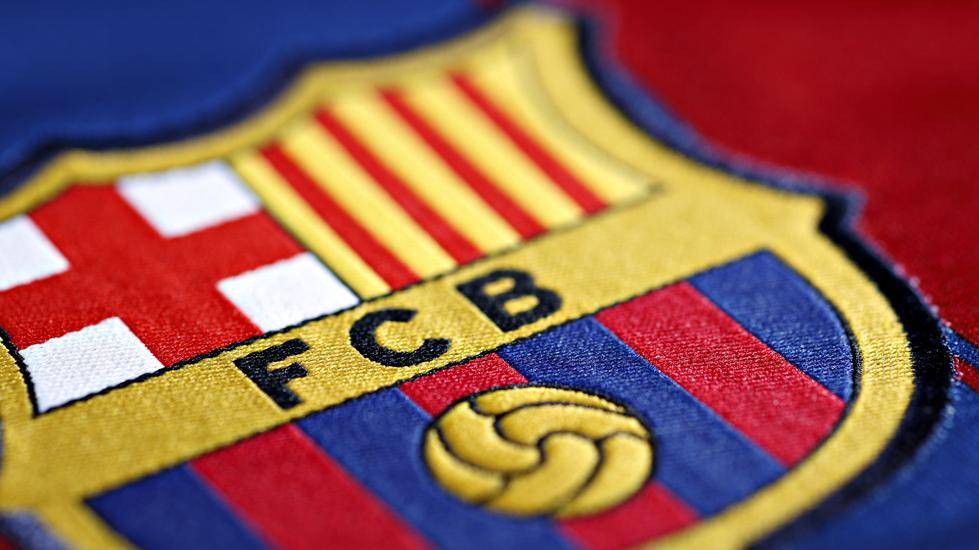 Shield of the FC Barcelona, in an image published in the networks