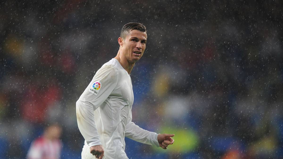 Cristiano Ronaldo, during the Real Madrid-Sporting Gijón