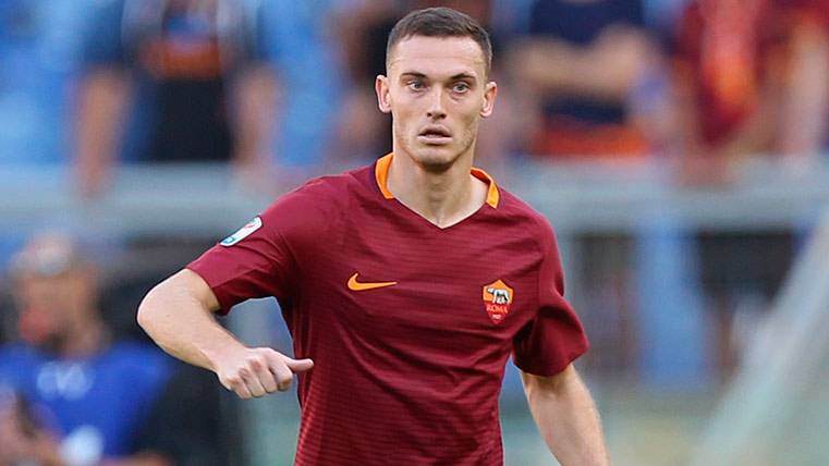 Thomas Vermaelen con la camiseta de la AS Roma esta temporada