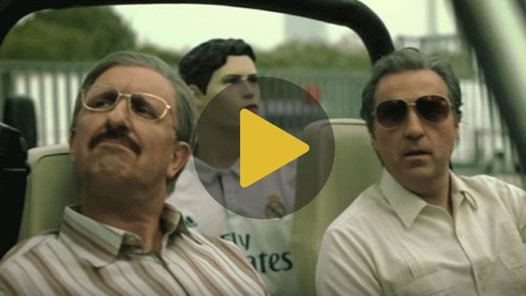 Florentino Pérez, Josep Pedrerol y Cristiano, en una parodia de Crackòvia