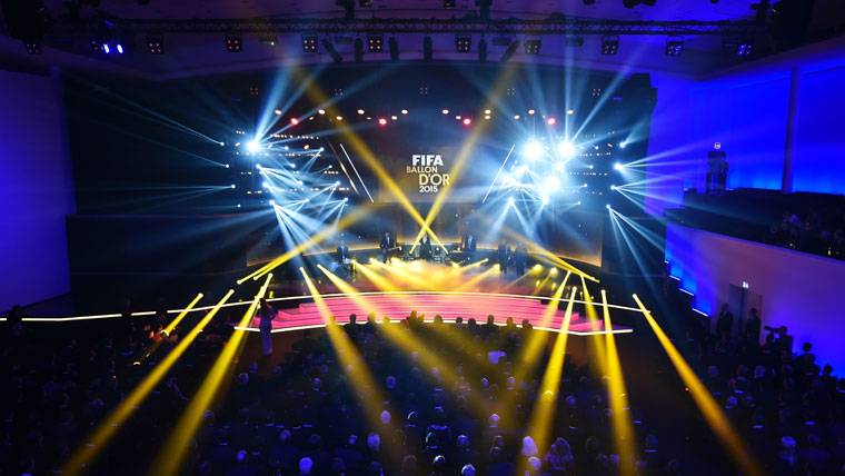 Image of archive of the last gala of the FIFA Balloon of Gold 2015