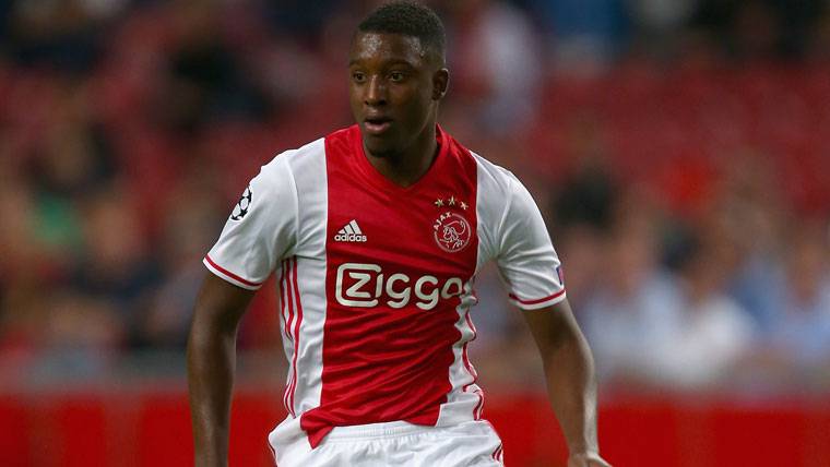 Riechedly Bazoer, during a party with the Ajax