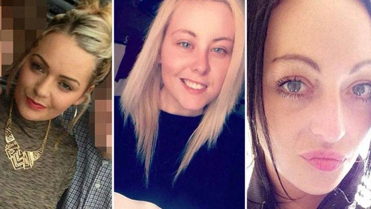 Three girls record abusing of a footballer in England picture