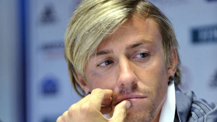 Guti, in an image of archive of a press conference
