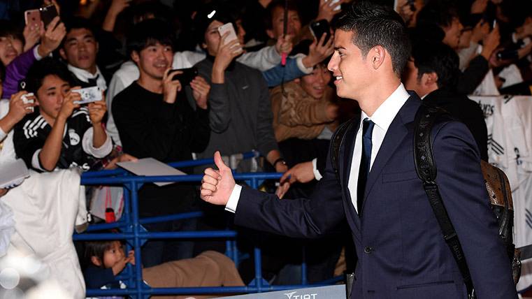 James Rodríguez to his legated to Japan with the Madrid