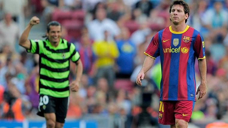 Nelson Valdez recuerda el día que gano al Barça de Leo Messi