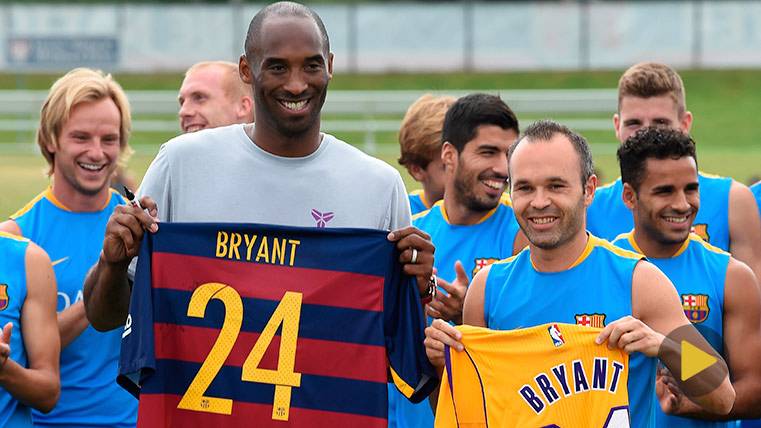 Kobe Bryant always culé, always with the FC Barcelona