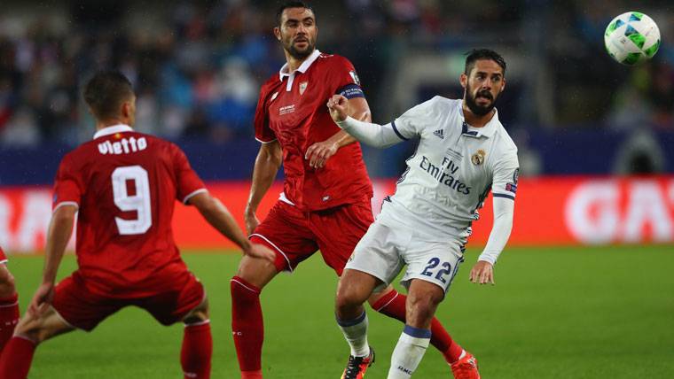 El Real Madrid, contra el Sevilla en la Supercopa de Europa