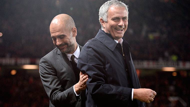 Pep Guardiola y José Mourinho, la noche y el día como entrenadores
