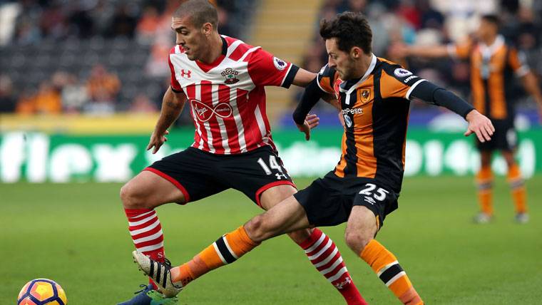 Oriol Romeu, during a party contested with the Southampton