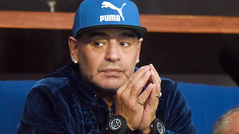 Diego Armando Maradona warns to the Real Madrid