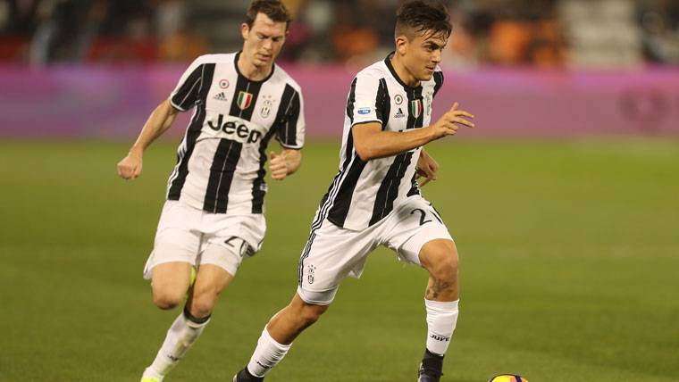 Paulo Dybala, during the Supercopa of Italy against the AC Milan
