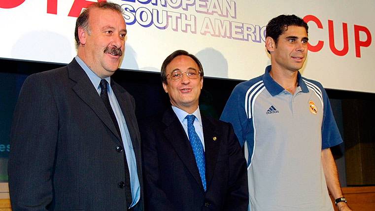 Vicente del Bosque no soporta al presidente del Real Madrid, Florentino Pérez