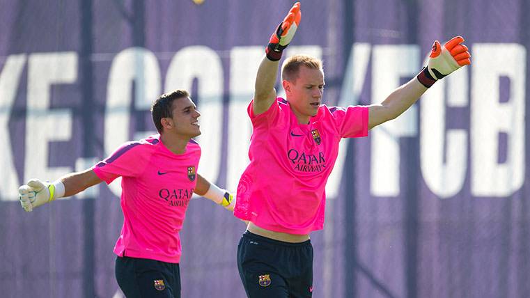 Ter Stegen And Masip play  the titularity in the Glass of the King in front of the Athletic Club