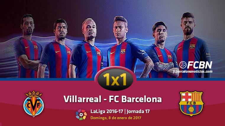 Este es el 1x1 de los jugadores del FC Barcelona frente al Villarreal CF