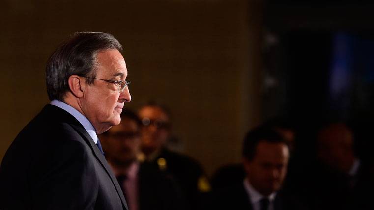 Florentino Pérez, during an act with the Real Madrid in an image of archive