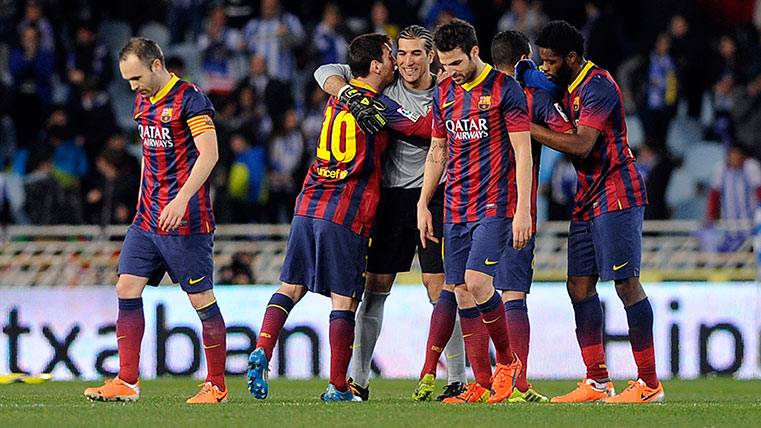 El FC Barcelona eliminó a la Real Sociedad la última vez que se vieron las caras en Copa