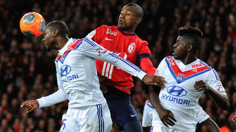 Samuel Umtiti and Fofana, in an image of archive of when they played in the OL