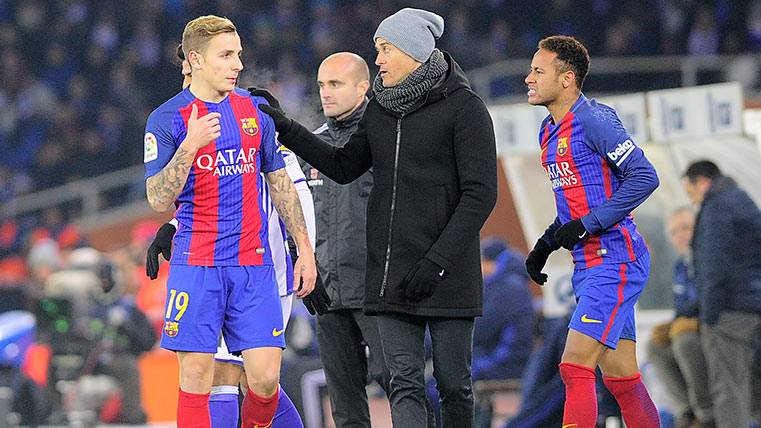 Luis enrique y el Barça pusieron fin a la maldición de Anoeta ante la Real Sociedad