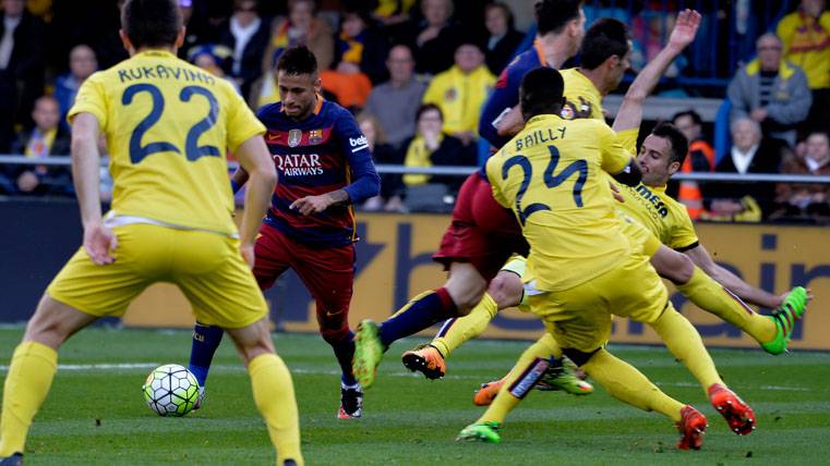 Villarreal-FC Barcelona de la pasada temporada en El Madrigal