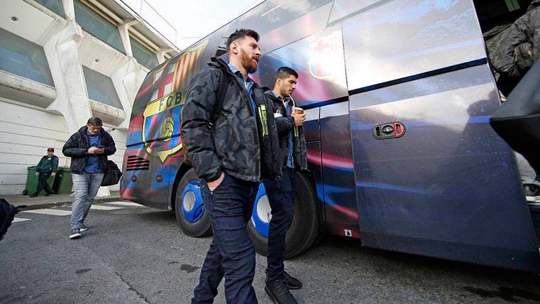 Luto en la expedición del FC Barcelona rumbo a Eibar