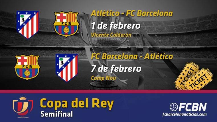 Entrances FC Barcelona vs Athletic Madrid Glass