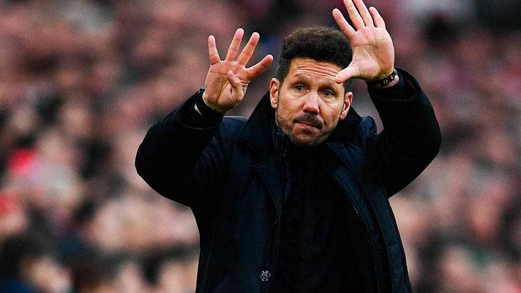 Diego Simeone will have an important drop in front of the FC Barcelona