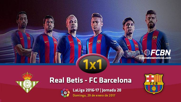 Este es el 1x1 de los jugadores del FC Barcelona frente al Real Betis