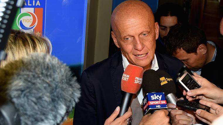 Pier Luigi Collina, president of the Commission of Referees of the FIFA