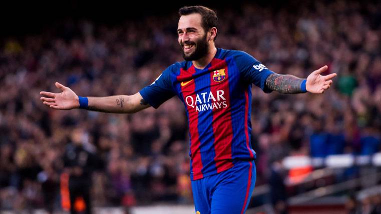Aleix Vidal, during the party against the Athletic of Bilbao