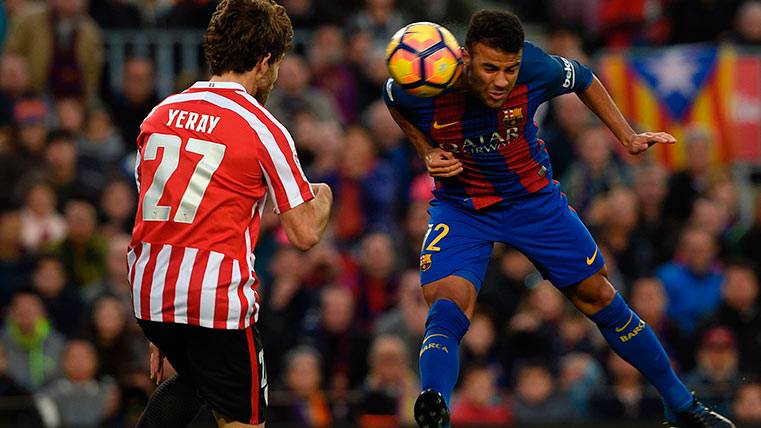 Rafinha Alcántara finish the party in front of the Athletic with the nose broken