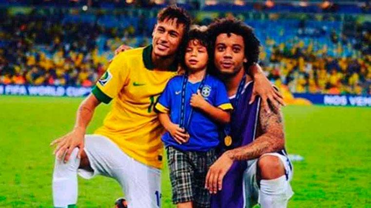 Neymar And Marcelo, friends inside and out of the terrain of game