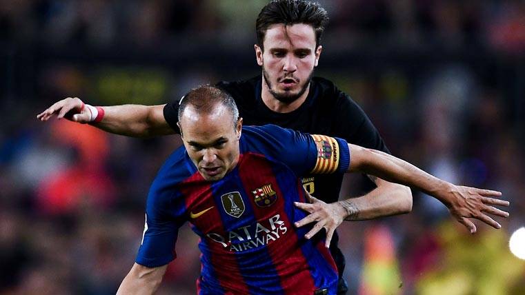 Andrés Iniesta, against the Athletic in an image of archive