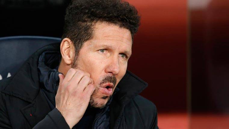 Diego Pablo Simeone, during the FC Barcelona-Athletic